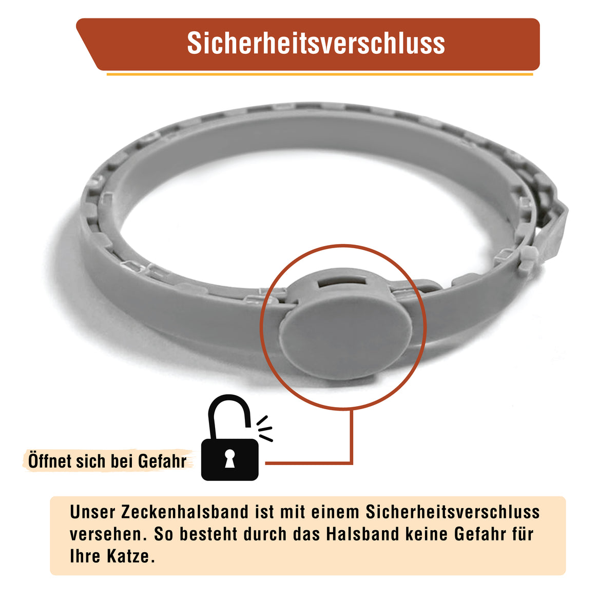 Animal Vita® Zeckenhalsband für Katzen