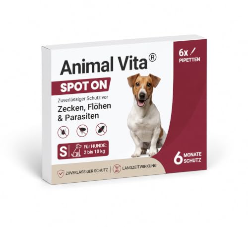Animal Vita® Spot On Zeckenschutz [6 Monate Schutz]