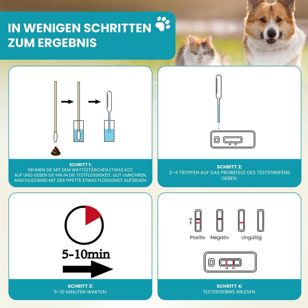 Animal Vita® Giardien Schnelltest für Hund & Katze