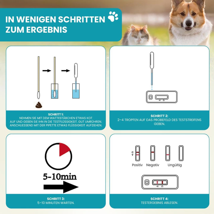 Animal Vita® Giardien Schnelltest für Hund & Katze