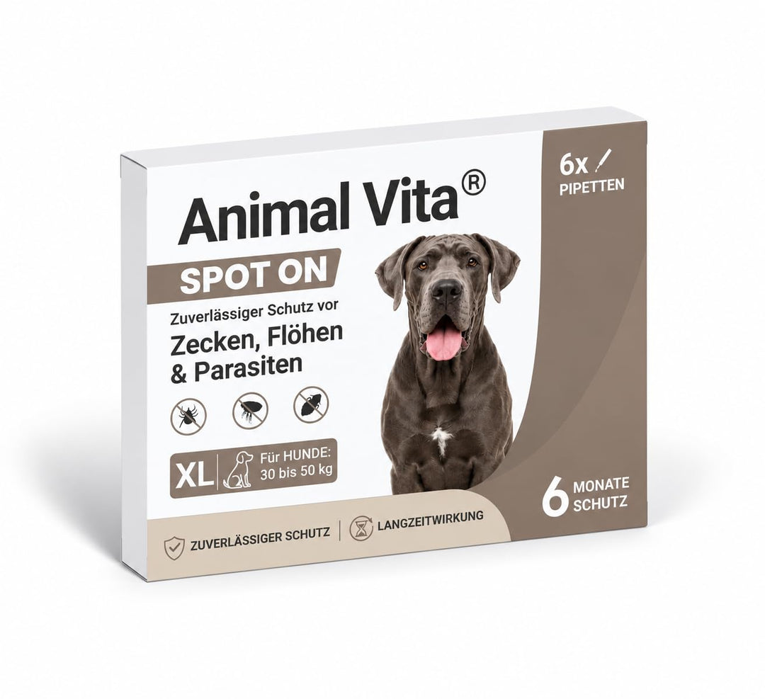 Animal Vita® Spot On Zeckenschutz [6 Monate Schutz]