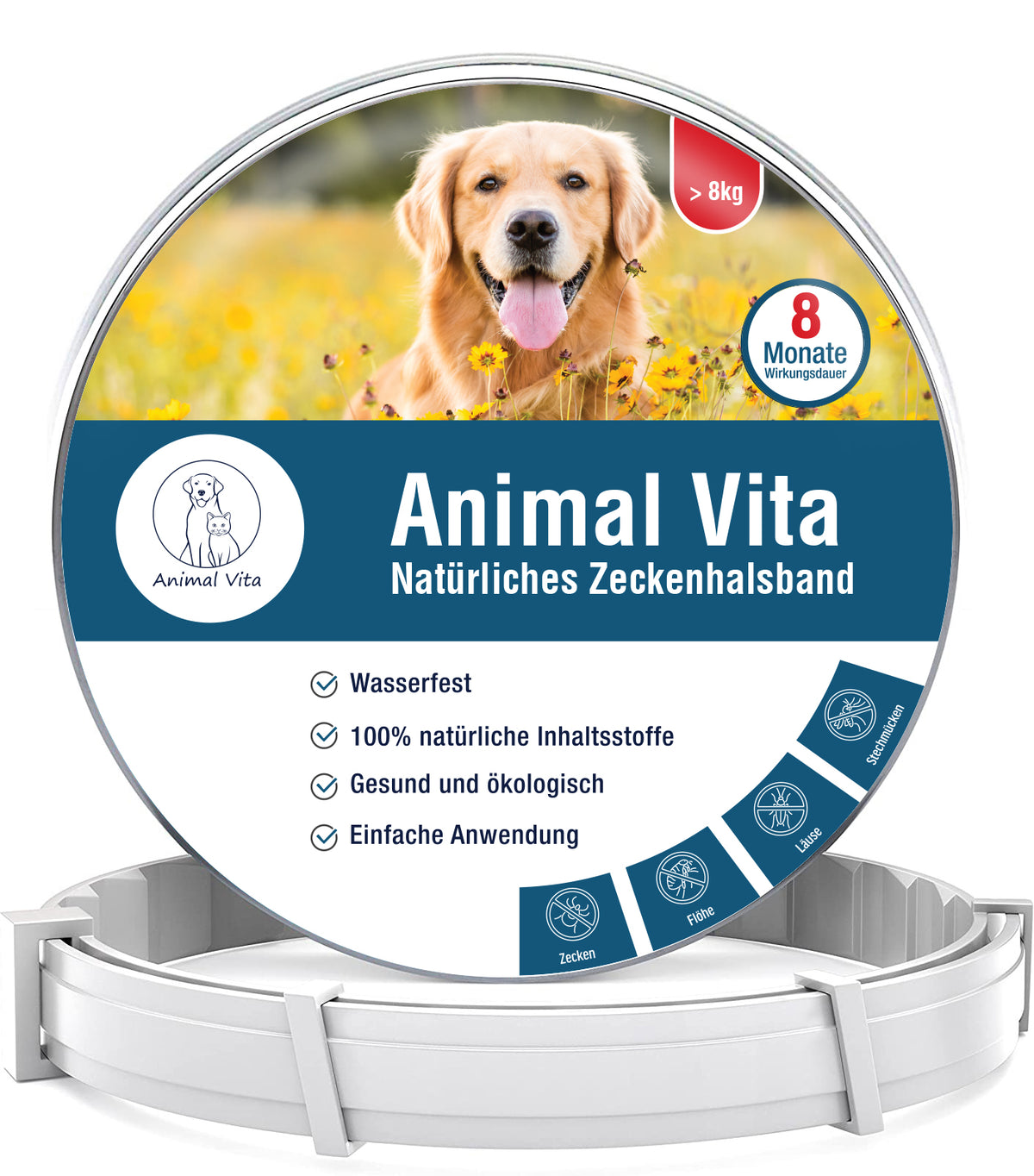 Animal Vita® Zeckenhalsband für Hunde