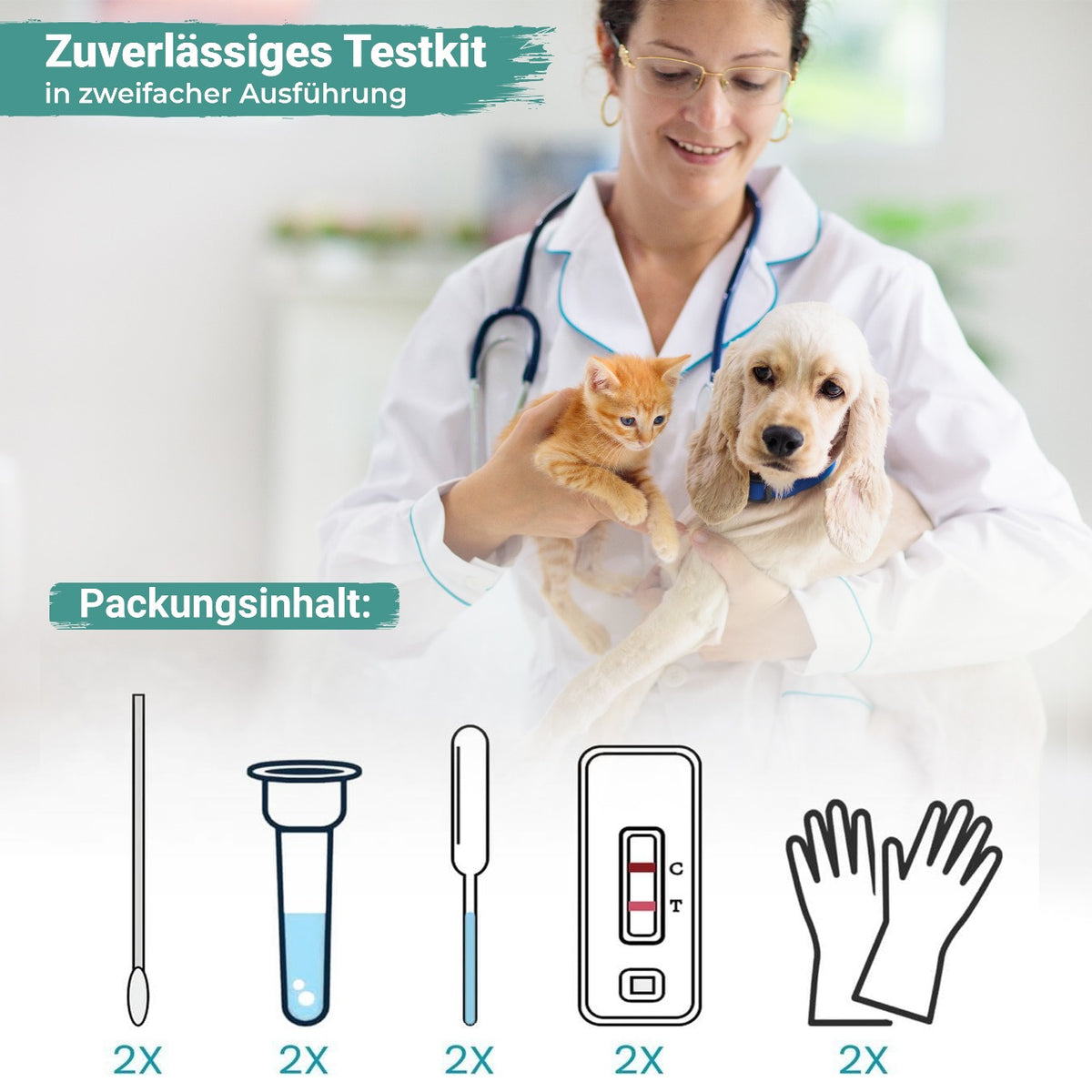 Animal Vita Giardien Schnelltest für Hund & Katze