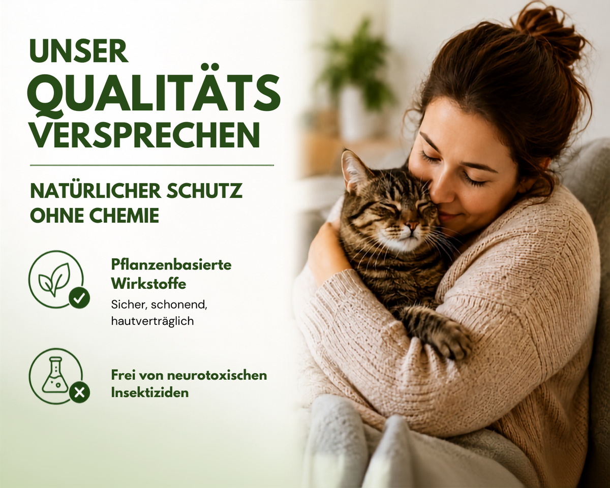 Animal Vita® Combo Spot On natürlicher Zeckenschutz für Katzen [6 Monate Schutz]